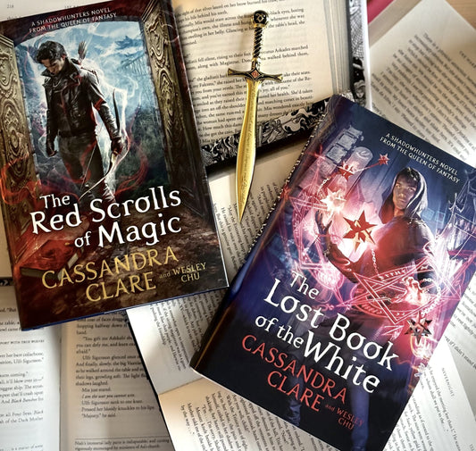 The Red Scrolls of Magic and The Lost Book of the White by Cassandra Clare and Wesley Chu (Illumicrate Exclusive)